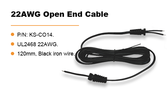 KS-C014:22AWG Open End Cable