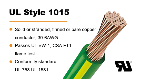 UL Style 1015 PVC Insulated Hook-up Wire