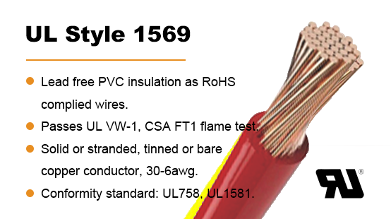 UL Style 1569 PVC Insulated Wire